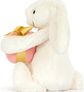 Pliušinis žaislas zuikis BASHFUL Bunny with Present