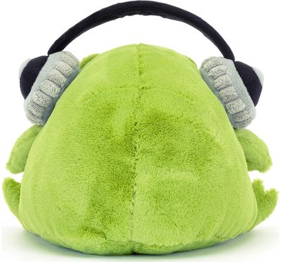 Pliušinis žaislas RICKY Rain Frog Headphones