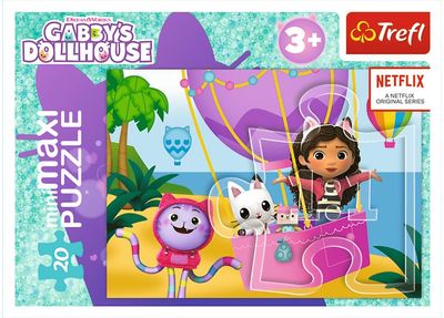 TREFL GABBY´S DOLLHOUSE Mini maxi dėlionė 20 det.