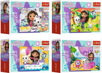 TREFL GABBY´S DOLLHOUSE Mini maxi dėlionė 20 det.