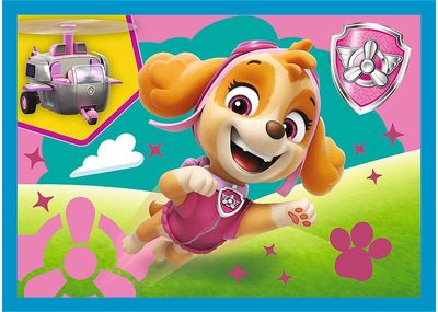 TREFL PAW PATROL 4 dėlionių rinkinys Šuniukai-patruliai