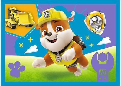 TREFL PAW PATROL 4 dėlionių rinkinys Šuniukai-patruliai