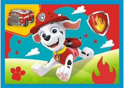 TREFL PAW PATROL 4 dėlionių rinkinys Šuniukai-patruliai