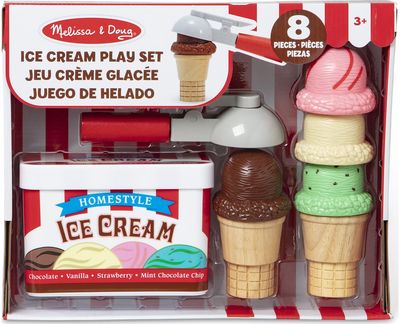 MELISSA & DOUG Scoop & Stack" rinkinys Ledai"