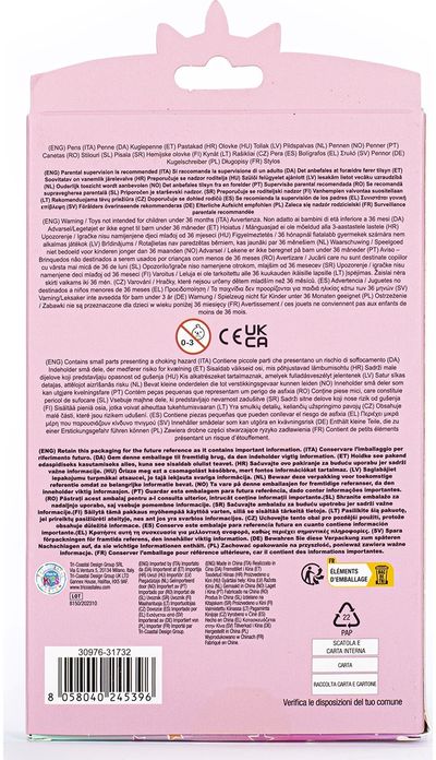 Tušinukų rinkinys TCD GLITTER, 3 vnt., su kamšteliu