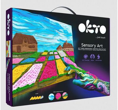 Kūrybinis modelinio rinkinys OKTO Flower beds in Holland 30*40 сm