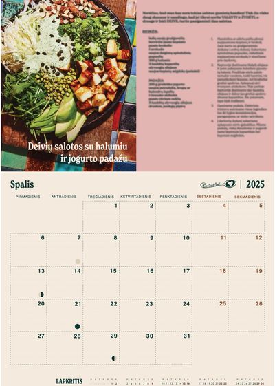 Beatos šeimos kalendorius 2025