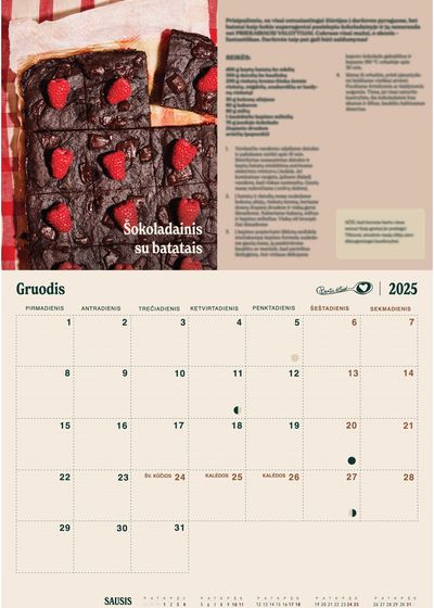 Beatos šeimos kalendorius 2025