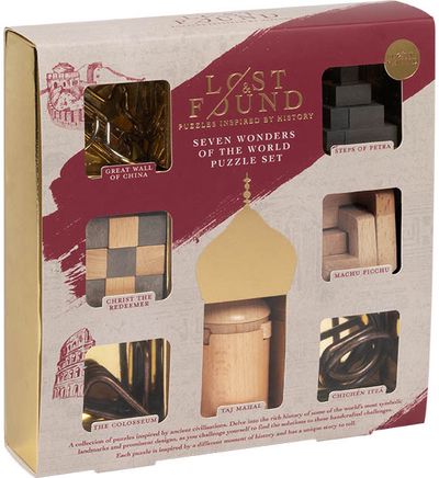 Galvosūkių rinkinys PROFESSOR PUZZLE Seven Wonders of the World 7 galvosūkiai