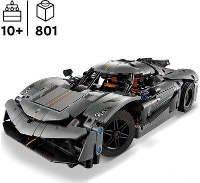 LEGO TECHNIC Hiperautomobilis Koenigsegg Jesko Absolut Grey 42173