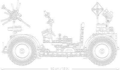 LEGO TECHNIC NASA mėnuleigis Apollo 42182