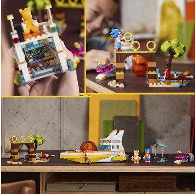 LEGO SONIC Tails nuotykių laivas 76997