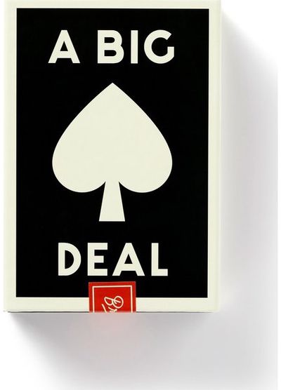 Didelės žaidimo kortos A BIG DEAL Giant Playing Cards