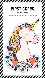 Didelis minkštas lipdukas PIPSTICKERS Big Puffy Unicorn