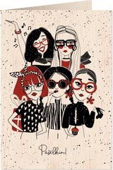 Pašėlkim!, medinis atvirukas C6