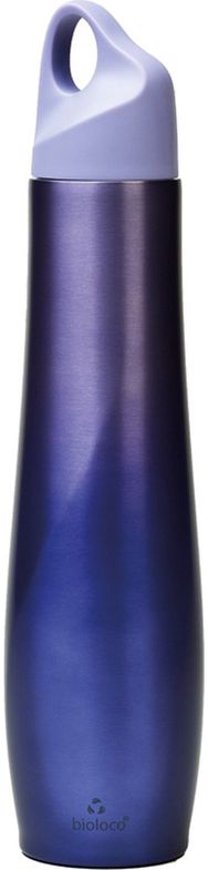 Nerūdijančio plieno termo gertuvė BIOLOCO THE CURVE PURPLE, 420 ml