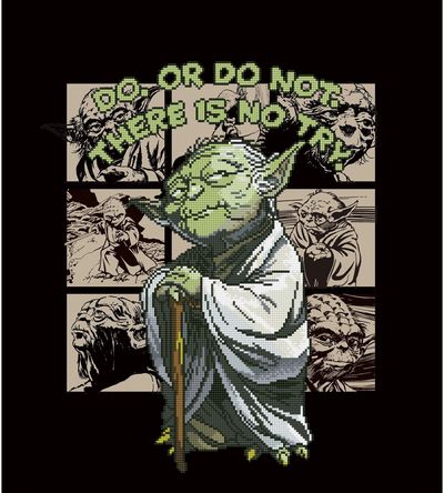 Deimantinė mozaika DD Star Wars YODA 64x57
