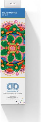 Deimantinė mozaika FLOWER MANDALA 25,40x20