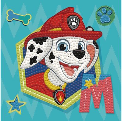 Deimantinė mozaika PAW PATROL MARSHALL 13x13