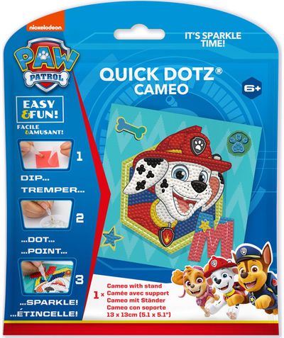 Deimantinė mozaika PAW PATROL MARSHALL 13x13