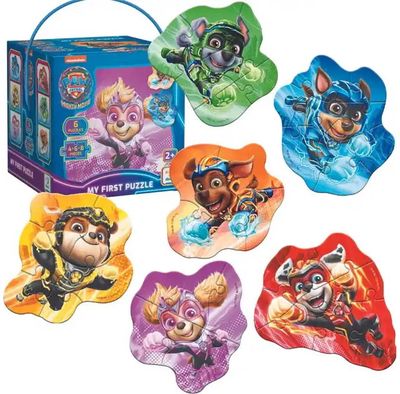 Dėlionė DODO Paw Patrol Heroes of Adventure Bay 4+6+8 det.