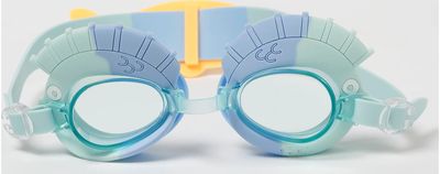 Vaikiški plaukimo akinukai SUNNYLIFE Finn the Fish Aqua Blue