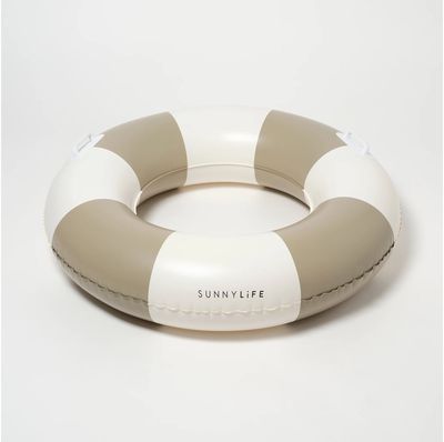 Pripučiamas baseino ratas SUNNYLIFE Slim Tube Pool Ring Rustico Driftwood Strip e