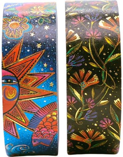 Dekoracinė lipni juostelė WILD FLOWERS