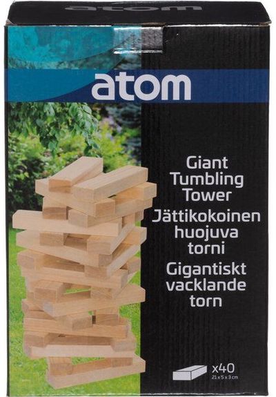 Lauko žaidimas griūvantis bokštas ATOM Giant tip tower