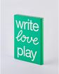 Užrašinė Nuuna WRITE LOVE PLAY, 120 g, 256 psl., taškeliais