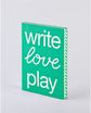 Užrašinė Nuuna WRITE LOVE PLAY, 120 g, 256 psl., taškeliais