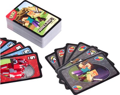 Kortų žaidimas UNO kortos Minecraft