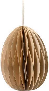 Popierinis kiaušinis, smėlio sp., 4.5 x 6 cm