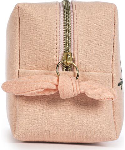 Kosmetinė POSH+POP Deco Floral, rožinė su gėlėmis, 18,5 cm