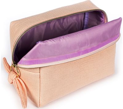 Kosmetinė POSH+POP Deco Floral, rožinė su gėlėmis, 18,5 cm