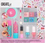 Kosmetikos rinkinys Create it! rožinės ir turkio spalvos