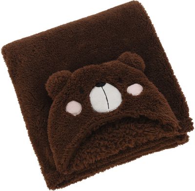 Pledas, 70x100 cm, su meškiuku, 3 rūšys