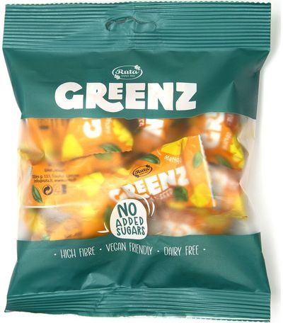 Vaisių ir sėklų užkandžiai su mangais „Greenz mango“, 110 g