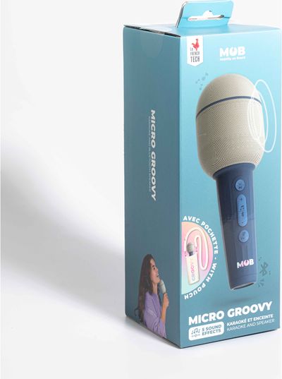 Karaoke mikrofonas MOB Micro Groovy Dark Blue