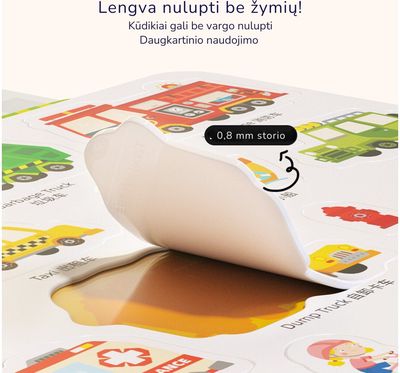 Daugkartiniai lipdukai Gyvūnų miestas MIDEER