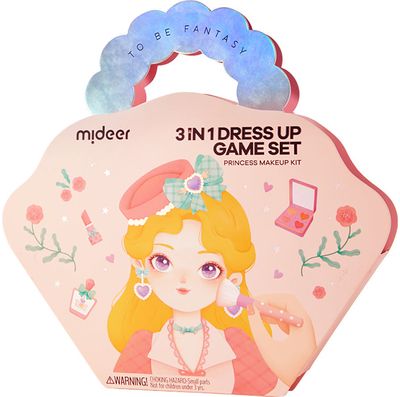 Kūrybinis rinkinys MIDEER 3-in-1 Dress Up Game Set Princess Fantasy Makeup