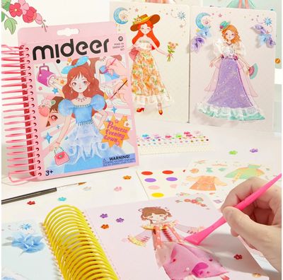 Kūrybinė knyga MIDEER Princesės Kolekcija