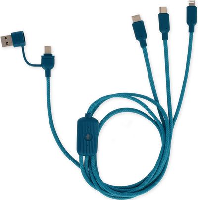 Įkrovimo laidas LEGAMI CHARGING & SYNC MULTICABLE - THREE HUGS - CACTUS