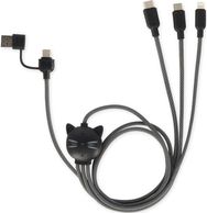 Įkrovimo laidas LEGAMI CHARGING & SYNC MULTICABLE - THREE HUGS - KITTY