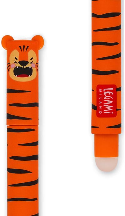 Ištrinamas gelinis rašiklis Tiger, oranžinis
