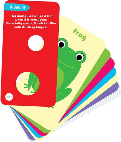 Lavinamosos kortelės BANANAPANDA Peek A Boo Riddles 3+ Beginer