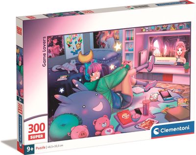 Dėlionė CLEMENTONI SUPER NOLI GAME LOVERS 300 det.