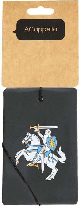 Kvapusis kartoninis pakabukas Acappella,Vytis spalvotas -trispalvė