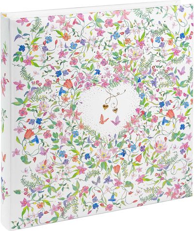 Albumas GOLDBUCH 08035 Charming Heart 30x31/60psl balti lapai, kampučiai/lipduka i, knyginio rišimo