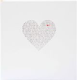 Albumas GOLDBUCH 08080 Love 30x31/60psl |balti lapai| kampučiai/lipdukai